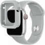 Silikonski remen sa silikonskim kućištem za Apple Watch 41 mm / 40 mm - siva
