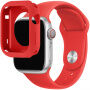 Silikonski remen sa silikonskim kućištem za Apple Watch 41 mm / 40 mm - crvena