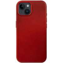 FIXED MagLeather kožna maska s MagSafe za iPhone 13 - crvena