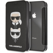 Karl Lagerfeld Karl and Choupette Book futrola za iPhone XR - crna