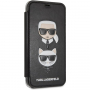 Karl Lagerfeld Karl and Choupette Book futrola za iPhone XR - crna