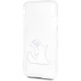 Karl Lagerfeld Fun Choupette No Rope Hard Case maskica za iPhone XS Max - proziran