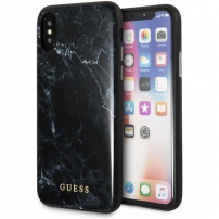 Guess Marble TPU futrola za iPhone X / XS - crna