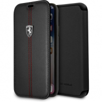 Ferrari Off Track Book futrola za iPhone X / XS - crna