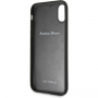 Ferrari Heritage Stripe Hard kožna futrola za iPhone X / XS - crvena