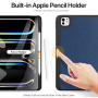 DUX DUCIS Domo futrola s prostorom za Apple Pencil i funkcijom spavanja za iPad Pro 13" (2024/2025) - tamno plava