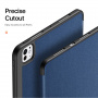 DUX DUCIS Domo futrola s prostorom za Apple Pencil i funkcijom spavanja za iPad Pro 13" (2024/2025) - tamno plava