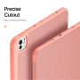 DUX DUCIS Domo futrola s prostorom za Apple Pencil i funkcijom spavanja za iPad Pro 13" (2024/2025) - ružičasta