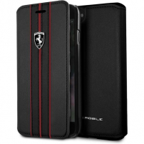 Ferrari Off Track Logo Book futrola za iPhone 7 / 8 - crna