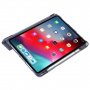 Futrola s prozirnom stražnjom stranom i origami postoljem za iPad Pro 13" (2024/2025) - petrolej plava