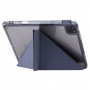 Futrola s prozirnom stražnjom stranom i origami postoljem za iPad Pro 13" (2024/2025) - petrolej plava
