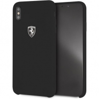 Ferrari Off Track Silicone case maskica za iPhone XS Max - crna