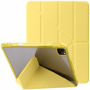 Futrola s prozirnom stražnjom stranom i origami postoljem za iPad Pro 13" (2024/2025) - žuto