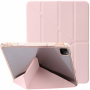 Futrola s prozirnom stražnjom stranom i origami postoljem za iPad Pro 13" (2024/2025) - ružičasta