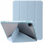 Futrola s prozirnom stražnjom stranom i origami postoljem za iPad Pro 13" (2024/2025) - plava