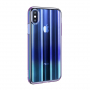 BASEUS Aurora maskica za iPhone XS - plava
