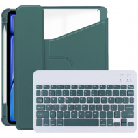 Futrola rotirajuća 360° s tipkovnicom i prostorom za Apple Pencil za iPad Air 11" (2024/2025) - petrolej plava
