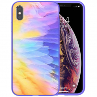 NILLKIN Ombre maskica za iPhone XS Max - ljubičasta