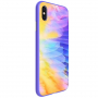 NILLKIN Ombre maskica za iPhone XS Max - ljubičasta