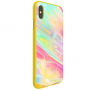 NILLKIN Ombre maskica za iPhone XS Max - Žuta