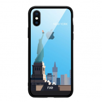 NXE maskica sa staklenom stražnjom stranom za iPhone XS Max - New York