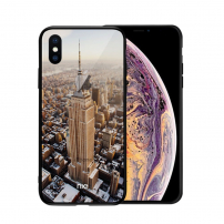 NXE maskica sa staklenom stražnjom stranom za iPhone XS Max - Empire State Building