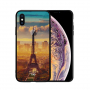 NXE maskica sa staklenom stražnjom stranom za iPhone XS Max - Eiffelov toranj
