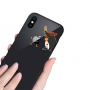 NXE maskica sa staklenom stražnjom stranom za iPhone XS Max - ljuti pingvin