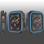 Silikonska maskica za Apple Watch 40mm - crna - plava