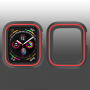 Silikonska maskica za Apple Watch 40mm - crna - crvena