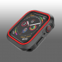 Silikonska maskica za Apple Watch 40mm - crna - crvena
