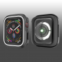 Silikonska maskica za Apple Watch 40mm - crna - bijela