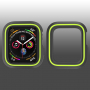 Silikonska maskica za Apple Watch 40mm - crna - zelena