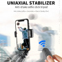 CYKE Q08 džepni Bluetooth selfie stick / tronožac sa stabilizatorom - crni