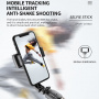 CYKE Q08 džepni Bluetooth selfie stick / tronožac sa stabilizatorom - crni