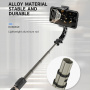 CYKE Q08 džepni Bluetooth selfie stick / tronožac sa stabilizatorom - crni