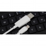 ROCK Certificirani MFi lightning kabel za sinkronizaciju i napajanje za Apple iPhone / iPad / iPod - bijela - 2m