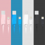 ROCK Certificirani MFi lightning kabel za sinkronizaciju i napajanje za Apple iPhone / iPad / iPod - bijela - 2m