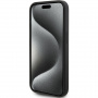 Karl Lagerfeld Silikonska maska Karl Script Logo za iPhone 15 Pro - crna