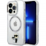 Karl Lagerfeld IML Karl and Choupette NFT maska s MagSafe za iPhone 15 Pro - prozirna