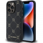 Karl Lagerfeld Karl Heads Pattern Cover sa MagSafe za iPhone 14 Pro Max - crna