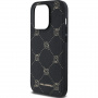 Karl Lagerfeld Karl Heads Pattern Cover sa MagSafe za iPhone 14 Pro Max - crna