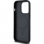 Karl Lagerfeld Karl Heads Pattern Cover sa MagSafe za iPhone 14 Pro Max - crna