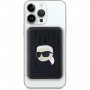 Karl Lagerfeld Reljefni Karl Head power bank MagSafe s USB-C priključkom - 5.000 mAh - crni