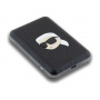 Karl Lagerfeld Reljefni Karl Head power bank MagSafe s USB-C priključkom - 5.000 mAh - crni