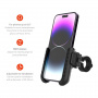 FIXED Bikee Plus univerzalni držač za bicikl za iPhone - crni