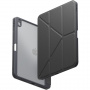 UNIQ Moven torbica s origami postoljem i prostorom za Apple Olovka za iPad Air 11" (2024-2026) - tamno siva