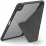 UNIQ Moven torbica s origami postoljem i prostorom za Apple Olovka za iPad Air 13" (2024-2026) - tamno siva