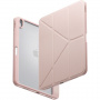 UNIQ Moven torbica s origami postoljem i prostorom za Apple Olovka za iPad Air 13" (2024-2026) - roza