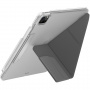 UNIQ Camden Click torbica s origami stalkom i prostorom za Apple Pencil za iPad Pro 11" (2024/2025) - siva
